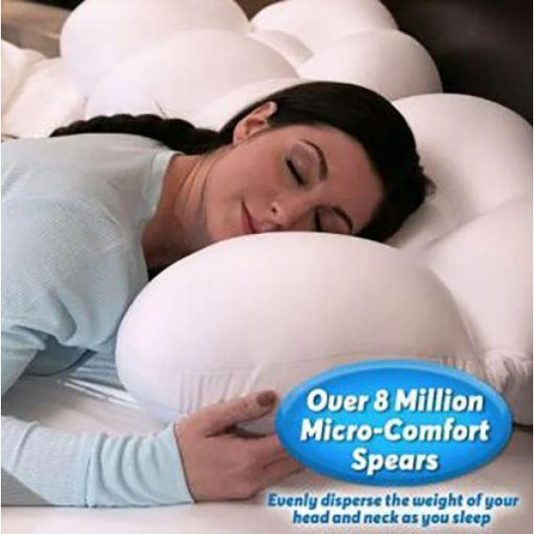 Подушка анатомическая egg sleeper 50х30 см белая generic