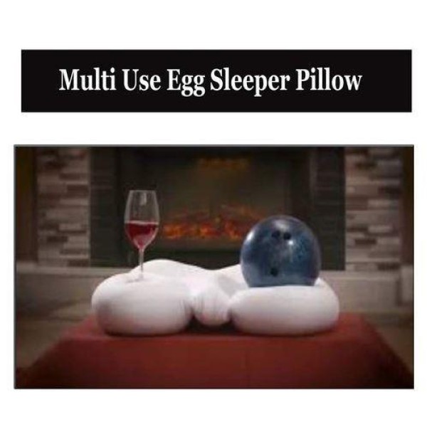 Подушка анатомическая egg sleeper 50х30 см белая generic