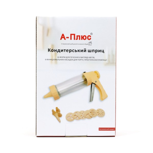 Шприц Easy Baking кондитерский с насадками белый Easy Baking
