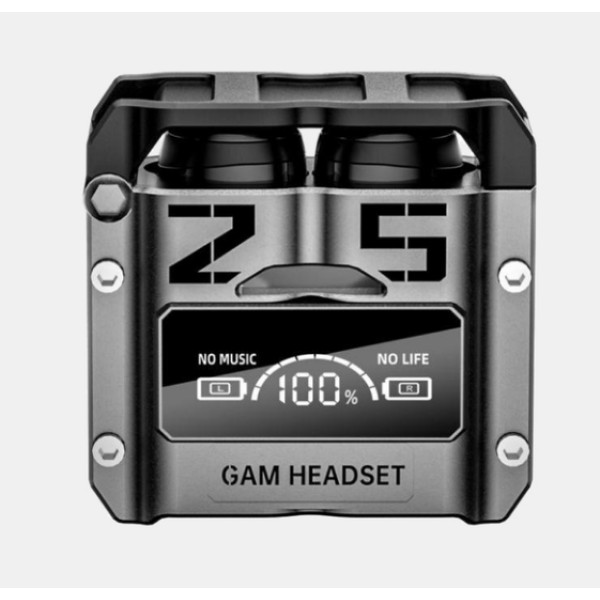 Навушники бездротові M25 HiFi Bluetooth 5.3 чорні generic