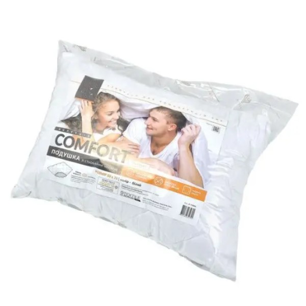Подушка ортопедична Comfort art  50x70 біла generic