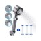 Лійка для душу Turbocharged Shower Head 3 режими хром generic