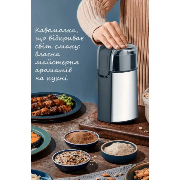 Кофемолка Domotec MS-7123 ротационная 300 Вт сталь Domotec