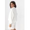 Костюм женский хлопковый с шортами и свитшотом поло молочный Lurex