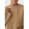 Кофта жіноча бавовняна вільна широкі рукави коричнева Lurex