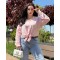 Рубашка женская летняя ткань тенсель розовая PEONY