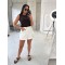 Шорти жіночі джинсові білі 53753