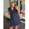 Сукня жіноча літня костюмна синя PEONY
