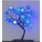 Светильник дерево Роза 52 см 24 LED синий USB generic