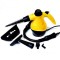 Отпариватель пароочиститель DF-A001 Steam Cleaner белый generic