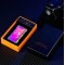 Зажигалка USB 2 дуги с фонариком черная generic