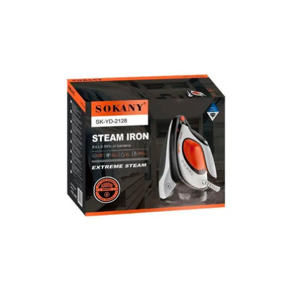 Праска з паровою станцією Sokany SK-YD-2128 3000 Вт кераміка 1.3 л Sokany