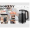Электрочайник SOKANY SK-09050 стеклянный с терморегулятором 1.7 л Sokany