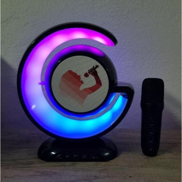 Лампа-нічник Lightshow YS-110 Bluetooth колонка RGB мікрофон Lightshow