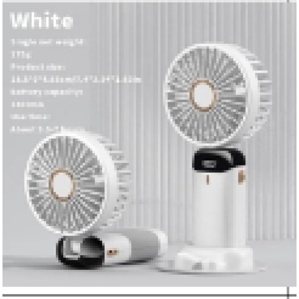 Вентилятор Desktop Fan з прищіпкою USB білий generic
