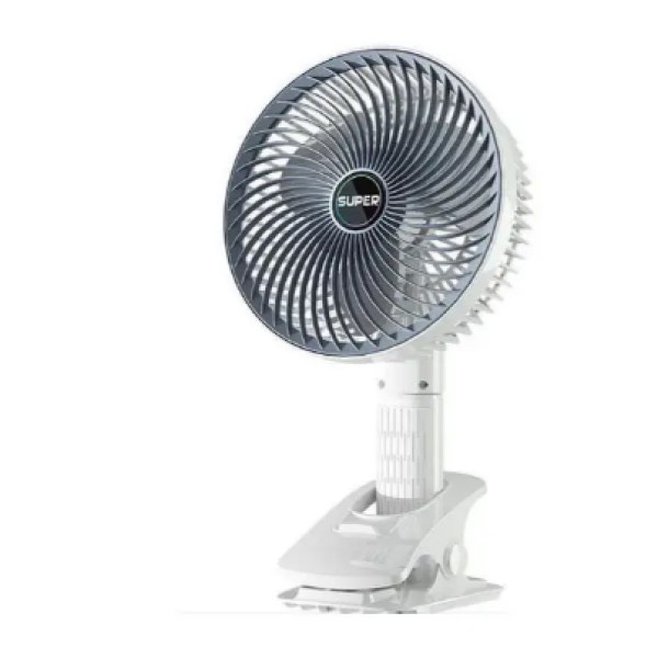 Вентилятор Desktop Fan з прищіпкою USB білий generic