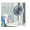 Вентилятор Desktop Fan з прищіпкою USB білий generic