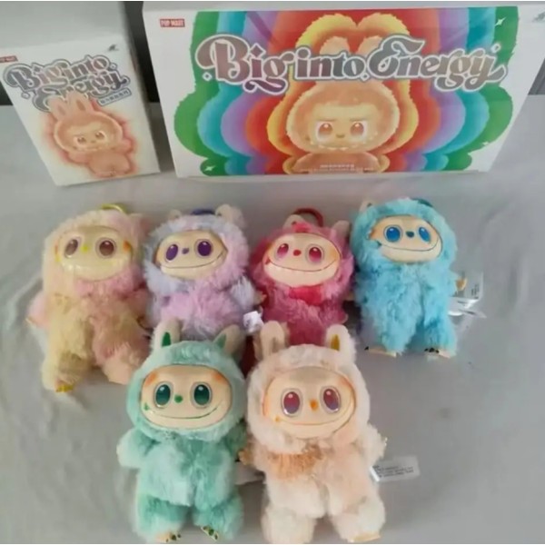 Брелок Labubu Pop Mart плюшевый сюрприз разноцветный Labubu Pop Mart