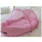 Ліжечко Portable Baby Bed 90х50 см із сіткою блакитне Portable Baby Bed