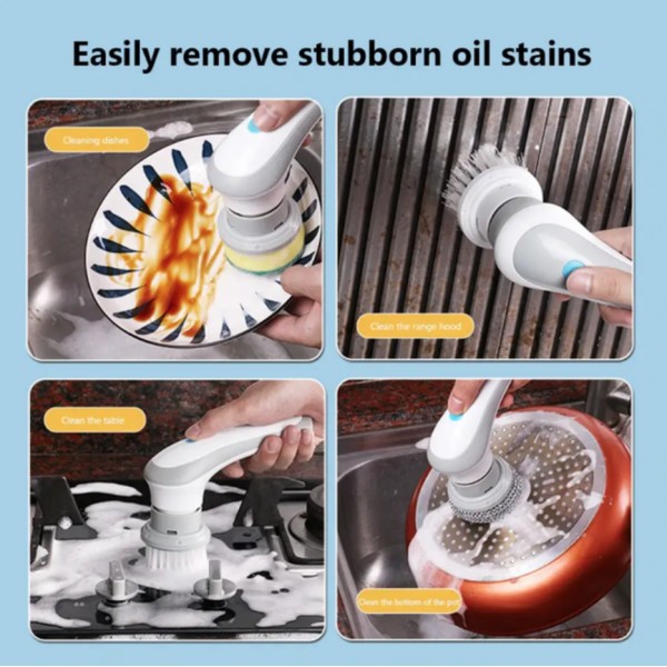 Щітка електрична Electric Cleaning Brush акумуляторна USB generic