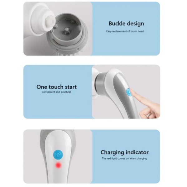 Щітка електрична Electric Cleaning Brush акумуляторна USB generic