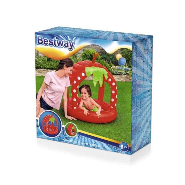 Басейн дитячий надувний Bestway Ягода 91х91х91 см червоний Bestway