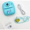 Дитячий фотоапарат M4 Kids Print Camera 1080p блакитний generic