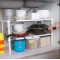 Полка кухонная раздвижная Kitchen Rack 38-70 см 2 яруса белая generic