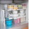 Полка кухонная раздвижная Kitchen Rack 38-70 см 2 яруса белая generic