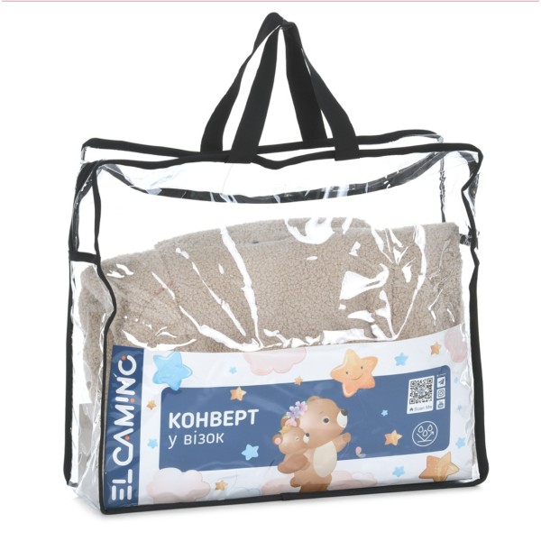 Конверт в коляску Footmuff Teddy Bear 80х37 см зимний generic
