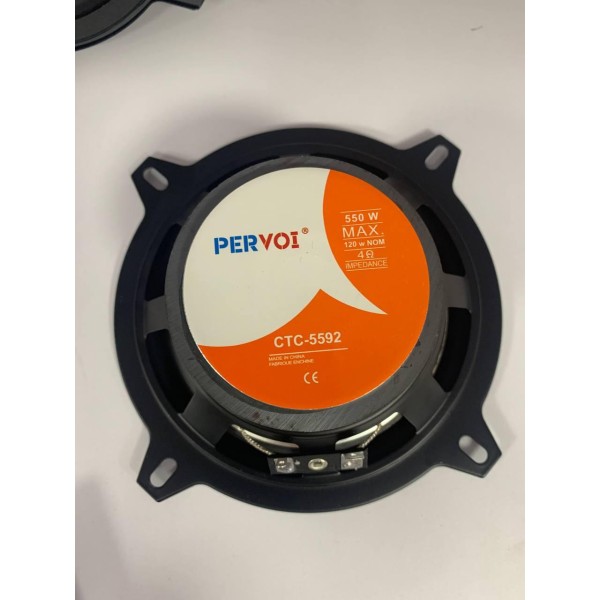 Автомобільні динаміки PERVOI CTC-5592 550 Вт 13 см чорні PERVOI