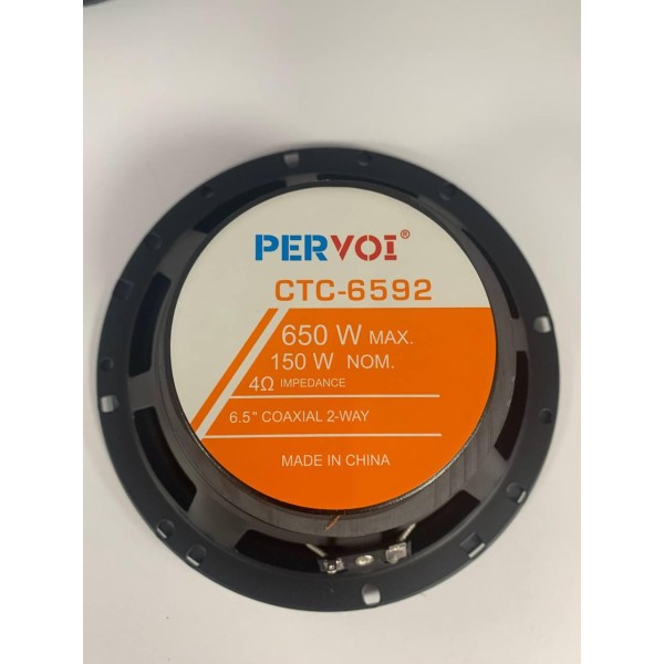 Динамік PERVOI CTC-6592 16 см 2-смуговий 650 Вт чорний PERVOI