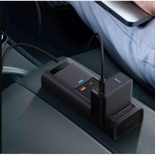 Автомобильный инвертор Baseus In-car Inverter 150W с быстрой зарядкой Baseus