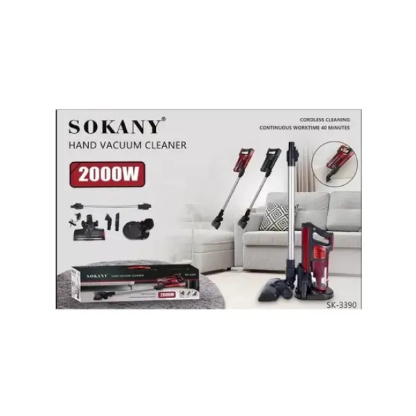 Пылесос Sokany SK-3390 вертикальный беспроводной 2000 Вт Sokany
