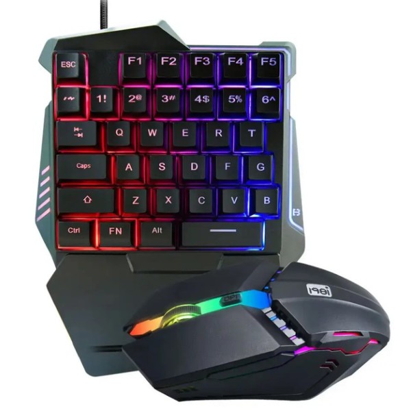 Игровой набор 2 в 1 клавиатура 35 клавиш и мышь RGB generic