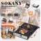Гриль Sokany SK-08092-3 3-в-1 1500 Вт контактный серебристый Sokany