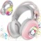 Навушники Bluetooth Hello Kitty PG-706H з RGB підсвічуванням рожевий generic