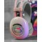 Навушники Bluetooth Hello Kitty PG-706H з RGB підсвічуванням рожевий generic