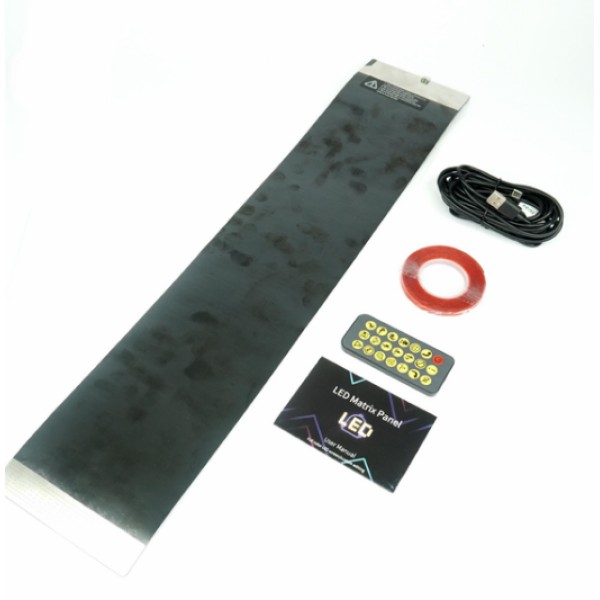 Гнучкий екран LED Matrix Panel 120x595 мм Wi-Fi RGB generic