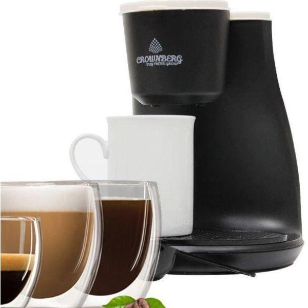 Кофеварка капельная Crownberg CB-1568 500 Вт на 2 чашки Crownberg
