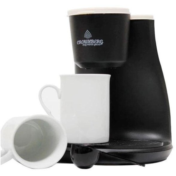 Кофеварка капельная Crownberg CB-1568 500 Вт на 2 чашки Crownberg