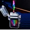 Зажигалка электрическая с часами и USB водонепроницаемая generic