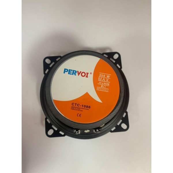 Динамики в авто PERVOI CTC-1086 350 Вт 4 дюйма черные PERVOI