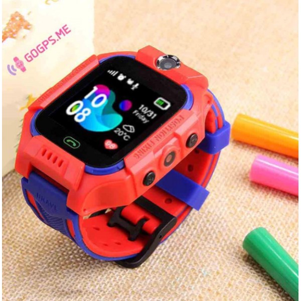 Дитячий смарт годинник GOGPS K24 GPS/WI-FI SOS червоний GOGPS