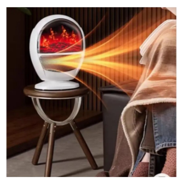 Обігрівач Flame Heater 1500 Вт з проєкцією каміна generic
