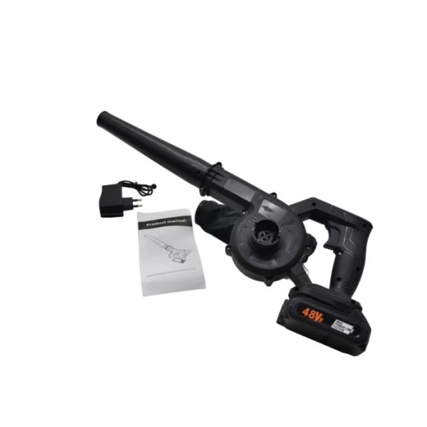 Аккумуляторный воздуходув-пылесос BLOWER LY-4 2-в-1 черный generic