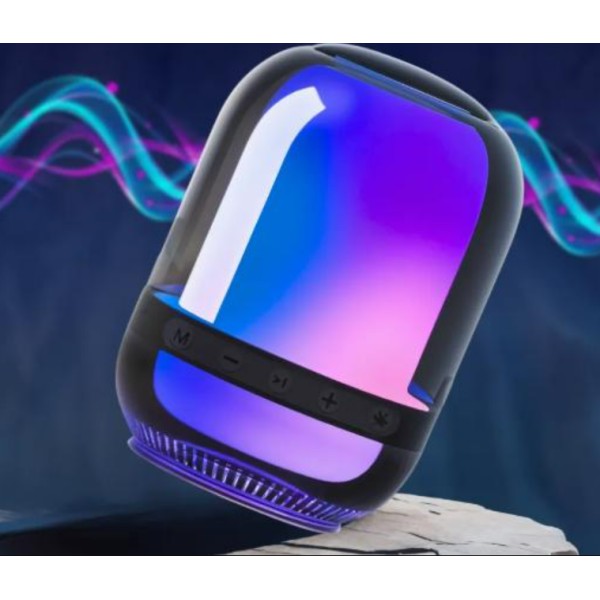 Колонка Bluetooth M4 BT з підсвічуванням 6 Вт чорна generic