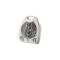 Тепловентилятор Domotec 2000 Вт спиральный с термостатом белый Domotec