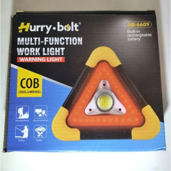 Аварійний знак Hurry Bolt HB-6608 30 Вт сонячна панель Hurry Bolt