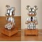 светодиодный ночник bearbrick 3d медведь фейерверк 16 цветов bearbrick